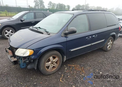2004 Dodge Grand Caravan Sxt из США, поврежденный, VIN 2D4GP44L94R601198